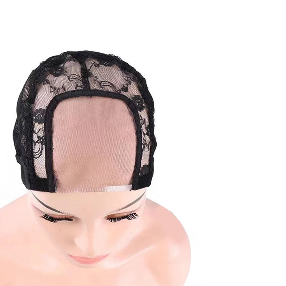 Lace Wig Caps for Making Wigs with Adjustable Strap on the Back Weaving Hairnets Swiss Lace Wig Cap (SIZE:SML)