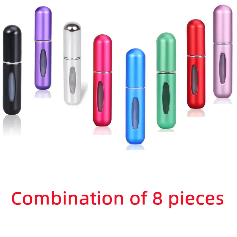 5ml Bottom Charge Perfume Refillable Bottle Liquid Container For Cosmetics Spray Bottling Dispenser Press Head Portable Travelr