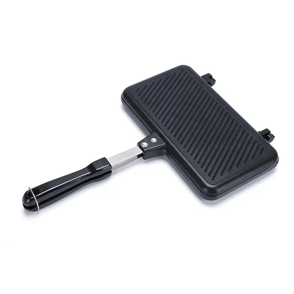Double-Sided Frying Pan Non-Stick Sandwich Maker Waffle Pancake Snack Griddle Pan Bread Barbecue Plate Kitchen Cooking Tools