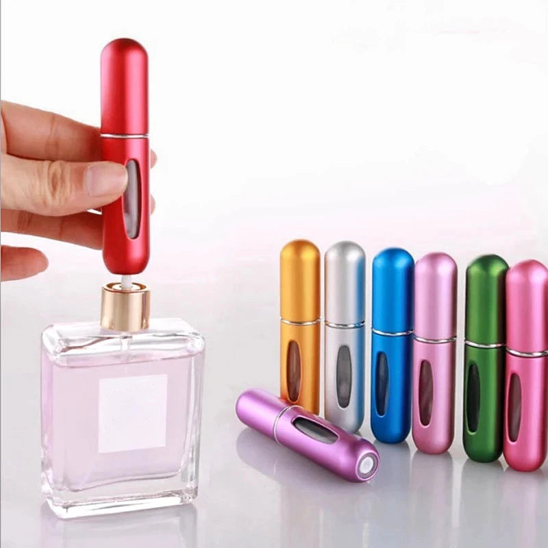 5ml Bottom Charge Perfume Refillable Bottle Liquid Container For Cosmetics Spray Bottling Dispenser Press Head Portable Travelr