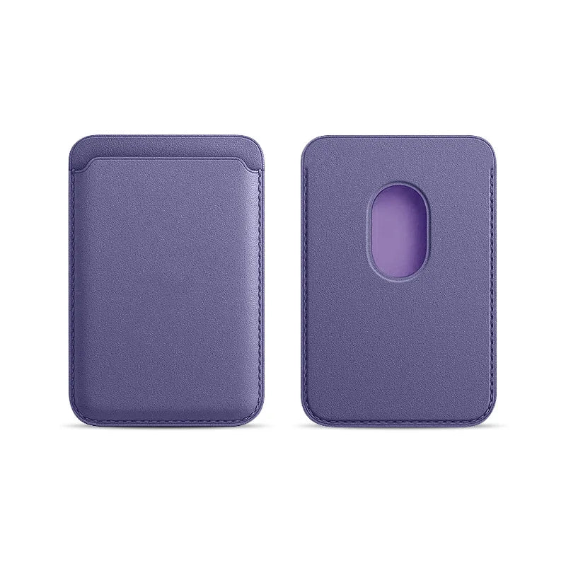 For Apple Magsafe Magnetic Card Holder Case For iPhone 14 13 12 11 Pro Max Mini X XS XR 8 Plus Phone Leather Wallet Bag Cover