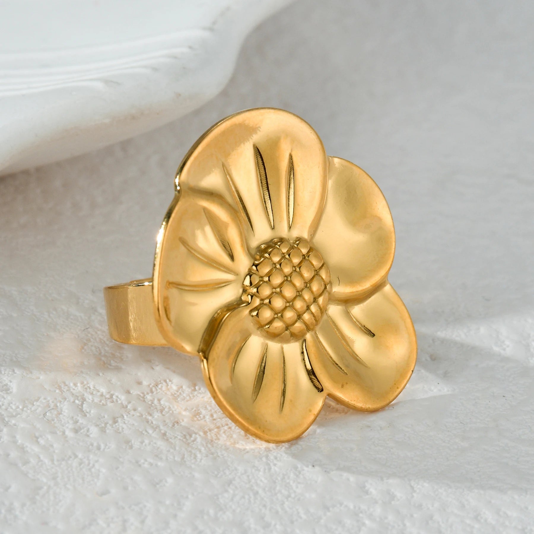 Ingemark 5 Styles Creative Boho Metal Butterfly Flowers Ring for Women Fashion Statement 2025 Adjustable Finger Ring Wed Jewelry