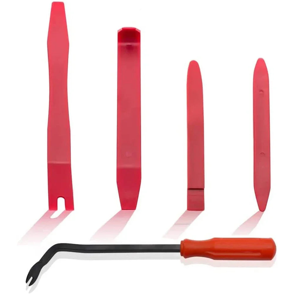 Auto Car Instrument Board Removal Tool Kit - Hand Tool Set Crowbar Screwdriver Automobile Sound Disassembly Kit 5/11/41PCS