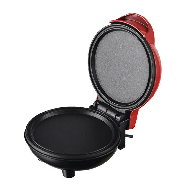 Mini Waffle Pancake Maker Non-Stick Flat Bottomed Pancakes Breakfast Sandwich Machine Portable Pizza Barbecue Griddle