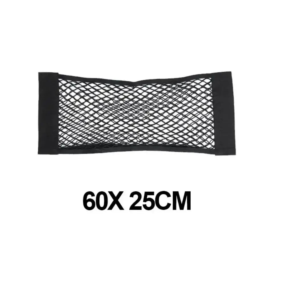 Car Back Rear Trunk Seat Elastic String Net Magic Sticker Storage Box Organizer In the Trunk Auto Accesorios Interior Car Gadget