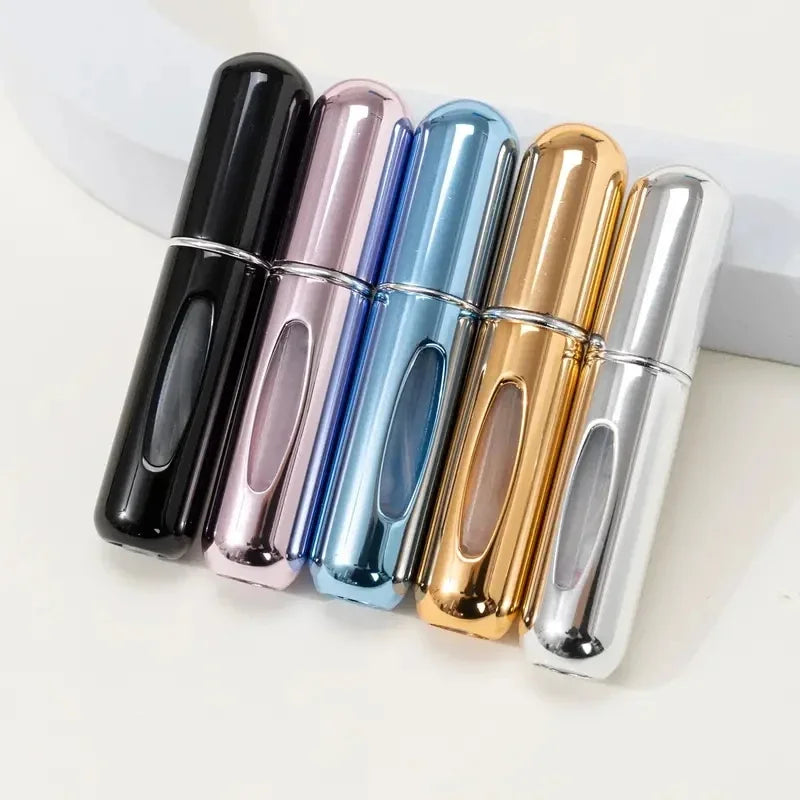 5ml Bottom Charge Perfume Refillable Bottle Liquid Container For Cosmetics Spray Bottling Dispenser Press Head Portable Travelr