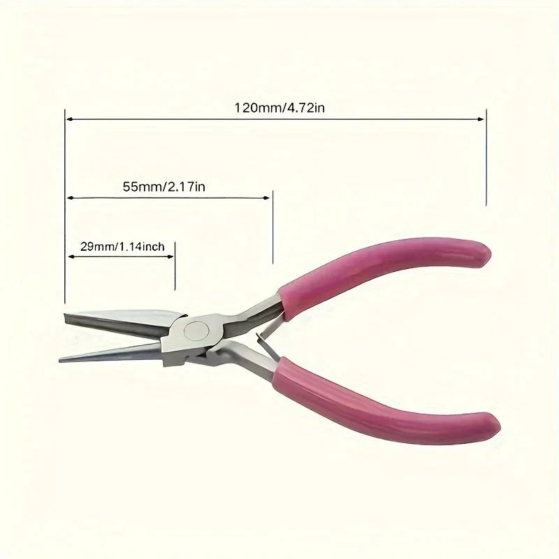 Professional Round Concave Pliers for Jewelry Making Mini Precision Wire Loop Ideal DIY Manual Tools Jewelry Making Supplies