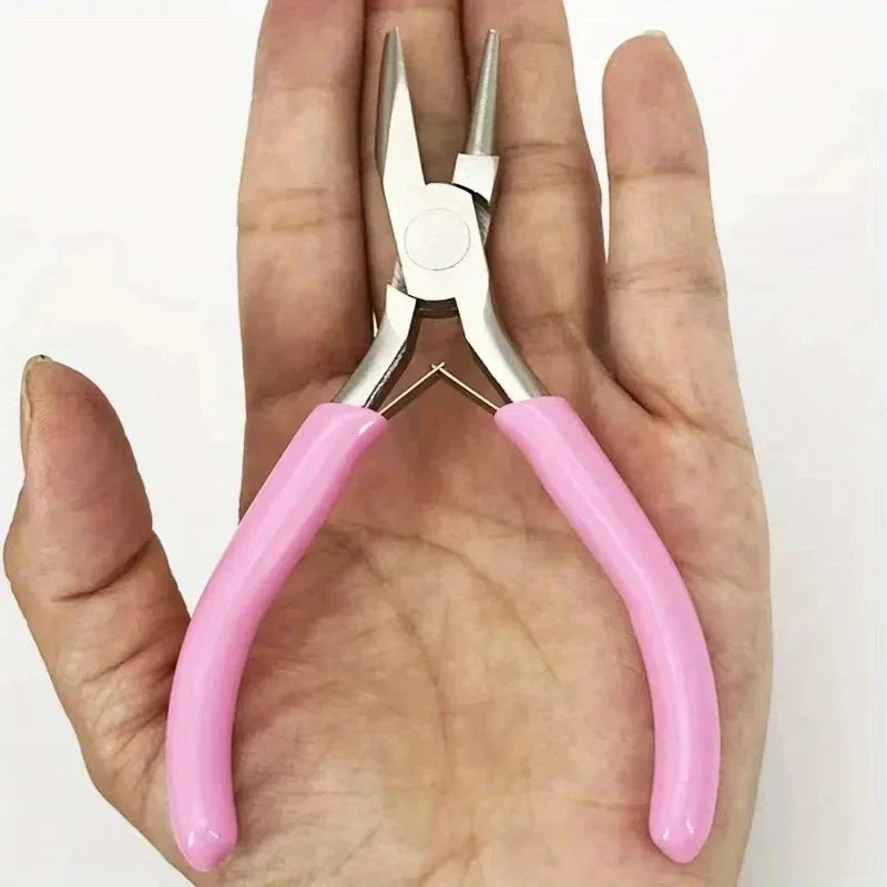 Professional Round Concave Pliers for Jewelry Making Mini Precision Wire Loop Ideal DIY Manual Tools Jewelry Making Supplies