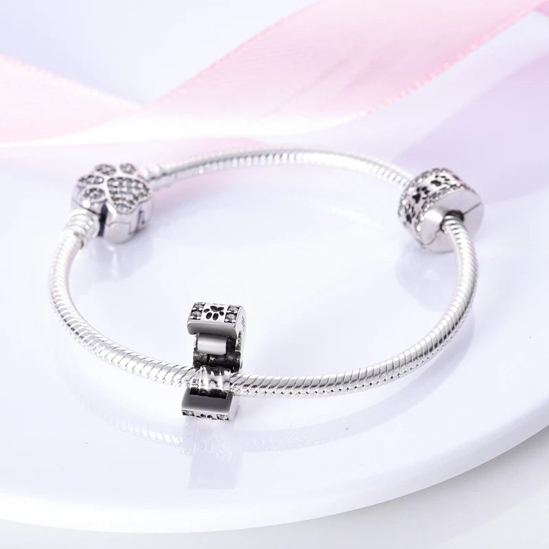 Charm S925 Silvering Perfume Bottle Stars Moon Sun Four Leaf Clover Charm Beads Fit Original Bracelet Woman DIY Jewelry Making