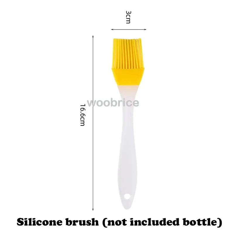 2in1 Kitchen Spray Oil Dispenser Oil Sprayer Polisher or Oil Brush for Air Fryer Salad Grilling Roasting Cooking Kitchen Acceeso