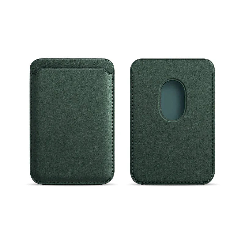 For Apple Magsafe Magnetic Card Holder Case For iPhone 14 13 12 11 Pro Max Mini X XS XR 8 Plus Phone Leather Wallet Bag Cover