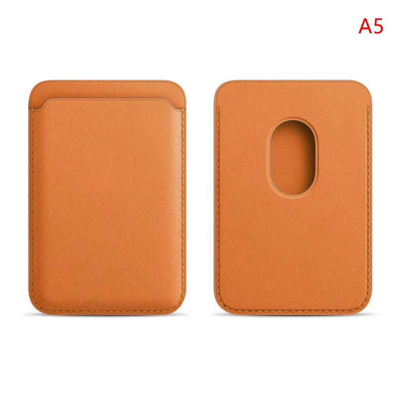 For Apple Magsafe Magnetic Card Holder Case For iPhone 14 13 12 11 Pro Max Mini X XS XR 8 Plus Phone Leather Wallet Bag Cover