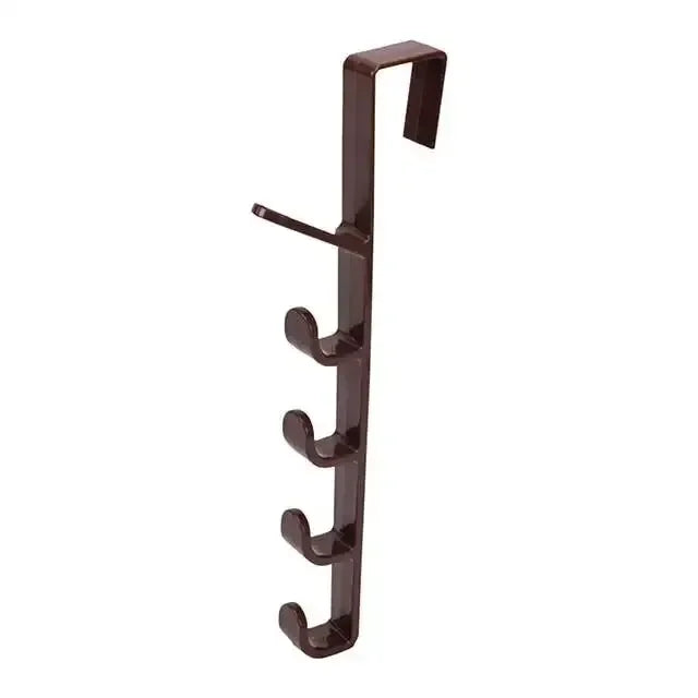 Behind The Door Storage Hook Space-Saving Coat & Bag Hanger for Dorm Office School Locker Wardrobe Organization