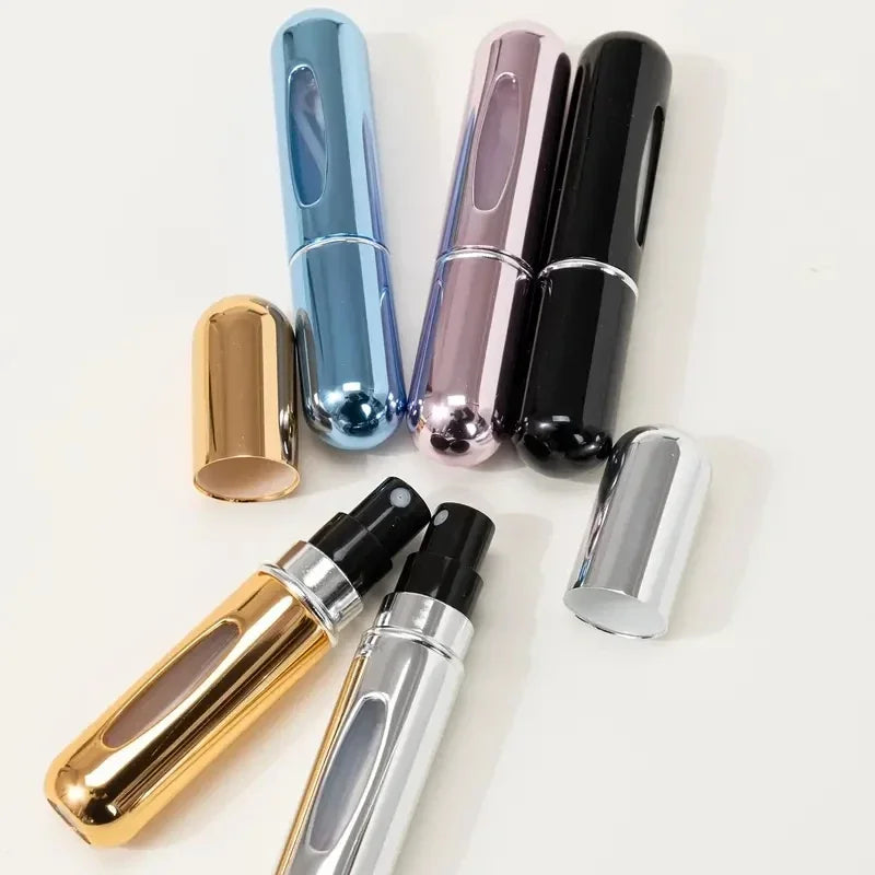 5ml Bottom Charge Perfume Refillable Bottle Liquid Container For Cosmetics Spray Bottling Dispenser Press Head Portable Travelr