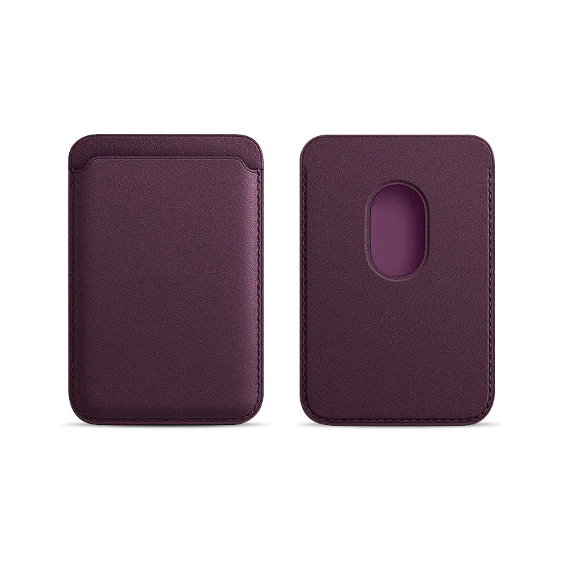 For Apple Magsafe Magnetic Card Holder Case For iPhone 14 13 12 11 Pro Max Mini X XS XR 8 Plus Phone Leather Wallet Bag Cover
