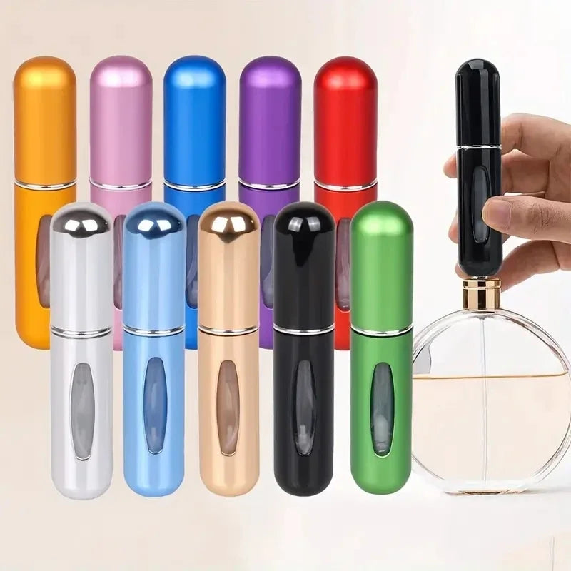 5ml Bottom Charge Perfume Refillable Bottle Liquid Container For Cosmetics Spray Bottling Dispenser Press Head Portable Travelr