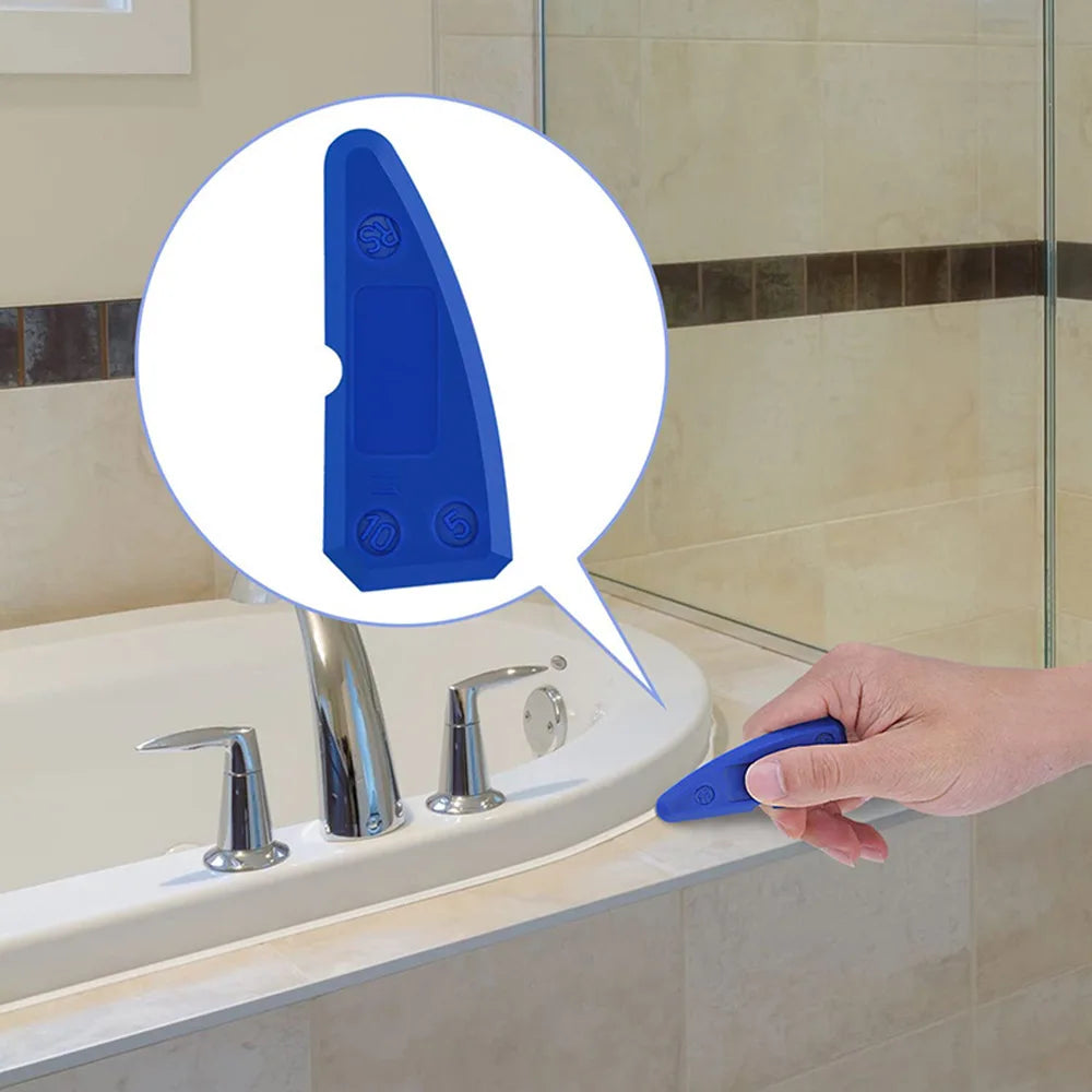 4-Piece Silicone Caulking Tool Set - Versatile, Easy Clean-up, & Professional Sealant Spreading