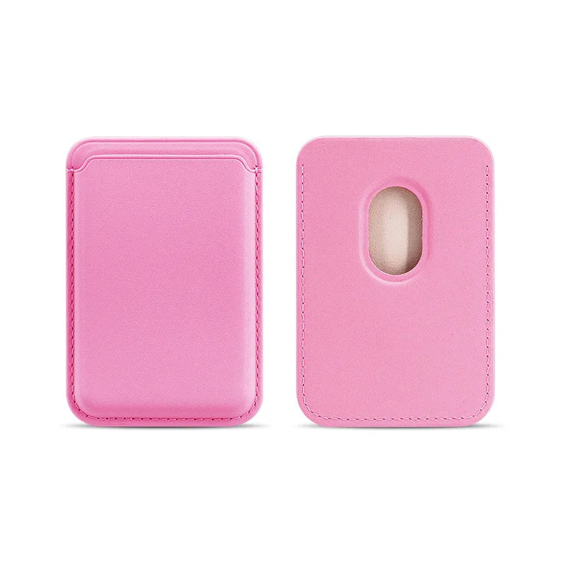 For Apple Magsafe Magnetic Card Holder Case For iPhone 14 13 12 11 Pro Max Mini X XS XR 8 Plus Phone Leather Wallet Bag Cover