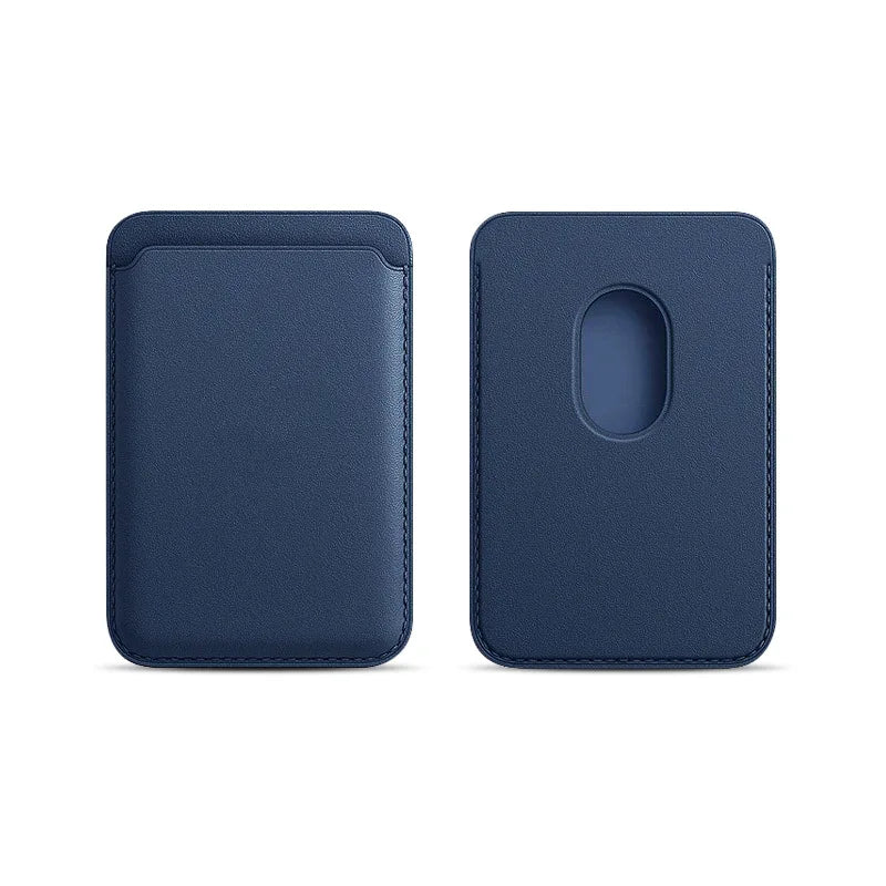 For Apple Magsafe Magnetic Card Holder Case For iPhone 14 13 12 11 Pro Max Mini X XS XR 8 Plus Phone Leather Wallet Bag Cover