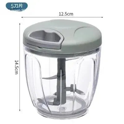 Kitchen Householde Manual Garlic Press Multi-function Grinding Chopper Food Vegetables Cutter Meat Kitchen Gadgets Masher Tool